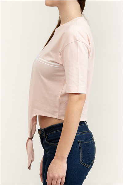 Guess Stream Kadın Aktif Boxy Fit Bisiklet Yaka T-Shirt