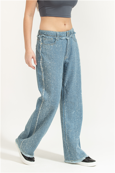 Guess Tokyo Kadın Relaxed Fit Jean Pantolon