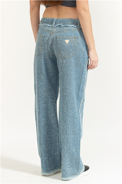 Guess Tokyo Kadın Relaxed Fit Jean Pantolon