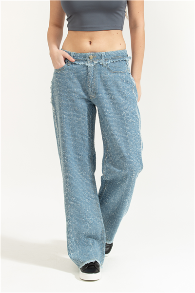 Guess Tokyo Kadın Relaxed Fit Jean Pantolon
