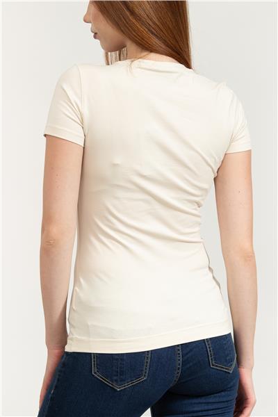 Guess Triangle Kadın Slim Fit T-Shirt