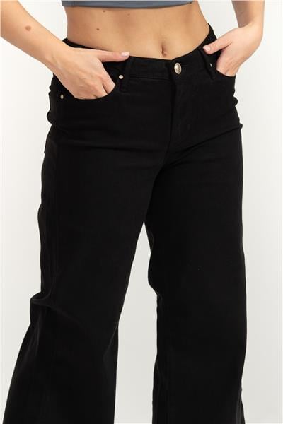 Guess Velvet Kadın Modal Karışımlı Palazzo Fit Pantolon