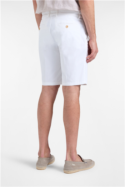 Harmont Blaine Bermuda Basico Erkek Bermuda Şort Beyaz