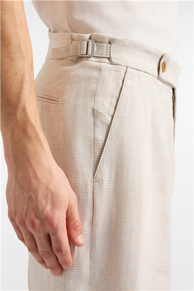 Harmont Blaine Bermuda Doppia PInces Erkek Bermuda Şort Kum beji