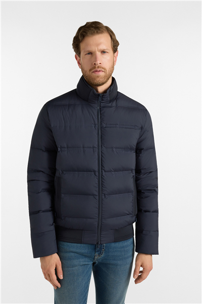 Harmont Blaine Bomber Con Collo In Cos Erkek Bomber Mont Lacivert