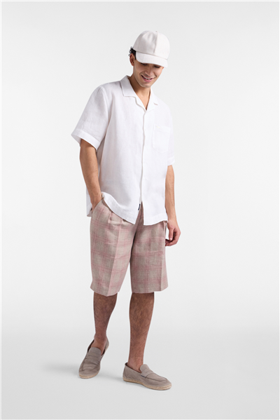 Harmont Blaine Camicia BowlIng Con Resca Erkek Gömlek Beyaz