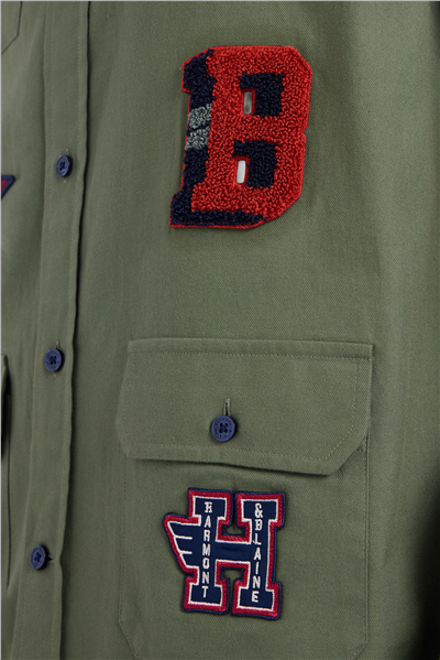 Harmont Blaine Camicia Con Patch Erkek Gömlek
