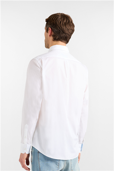 Harmont Blaine Camicia Fascette Petto Erkek Gömlek Beyaz