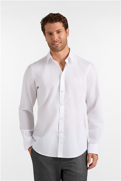 Harmont Blaine Camicia Popeline Tinto Erkek Gömlek Beyaz