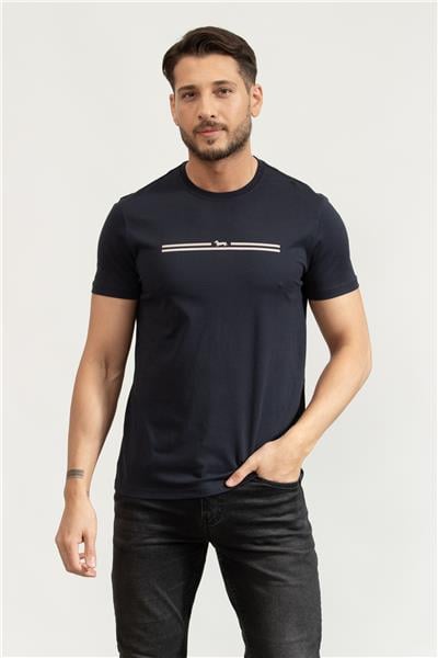 Harmont Blaine Erkek Bisiklet Yaka T-Shirt