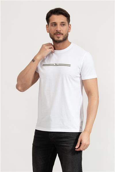 Harmont Blaine Erkek Bisiklet Yaka T-Shirt