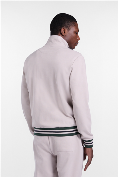 Harmont Blaine Full Zip Balza E Polsi Rig Erkek Fermuarlı Sweatshirt