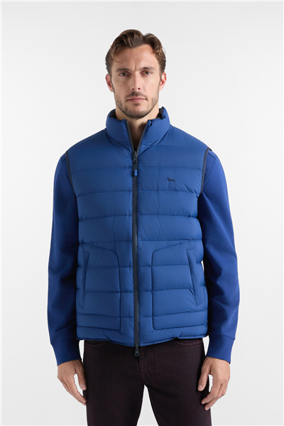 Harmont Blaine Gilet In Ribstop Revers Erkek Şişme Yelek