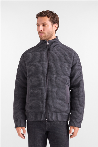 Harmont Blaine Giubbino In Maglia Imbottit Erkek Triko
