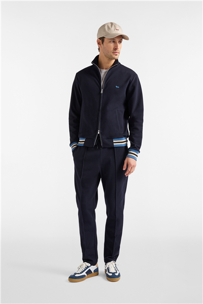 Harmont Blaine Pantalone Con CInta Rigata Erkek Eşofman Altı Lacivert
