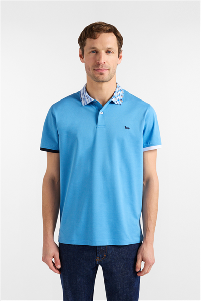 Harmont Blaine Polo Collo Ed Orli Stampa Erkek Polo Yaka T-Shirt