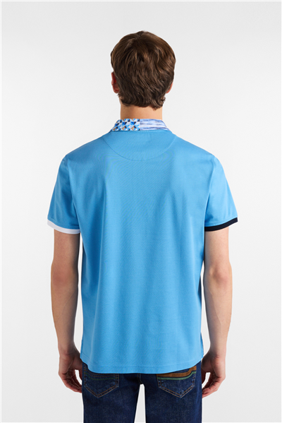 Harmont Blaine Polo Collo Ed Orli Stampa Erkek Polo Yaka T-Shirt