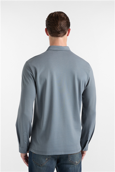 Harmont Blaine Polo In Piquet Tecnico Erkek Polo Yaka T-Shirt