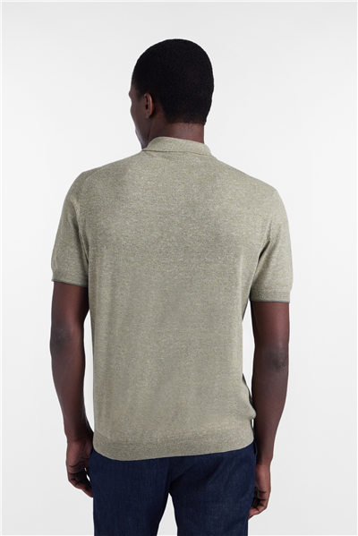 Harmont Blaine Polo Smacchinata Tweed Li Erkek Triko