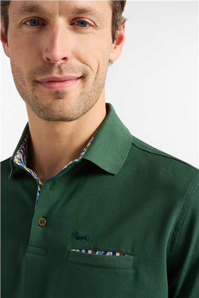 Harmont Blaine Polo Tasca Stampata Erkek Polo Yaka T-Shirt