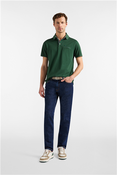 Harmont Blaine Polo Tasca Stampata Erkek Polo Yaka T-Shirt