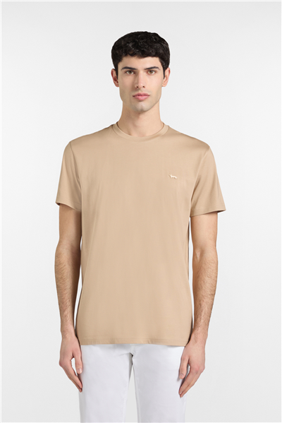 Harmont Blaine T Shirt Basic Supima Erkek Bisiklet Yaka T-Shirt