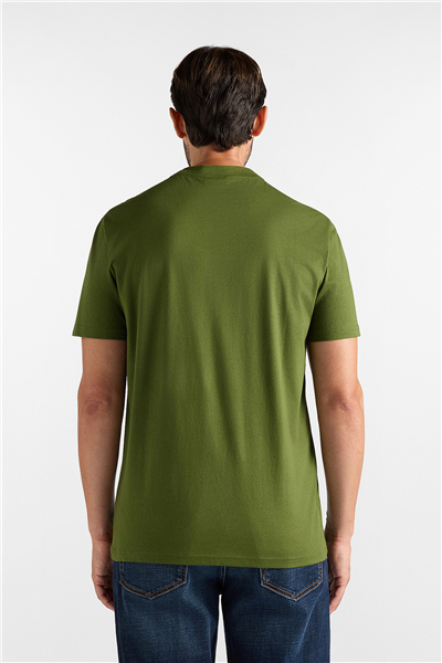 Harmont Blaine T Shirt In Jersey Con Basso Erkek Bisiklet Yaka T-Shirt