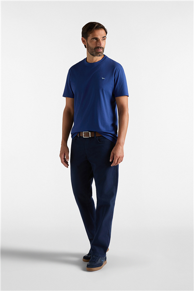 Harmont Blaine T Shirt In Jersey Con Basso Erkek Bisiklet Yaka T-Shirt