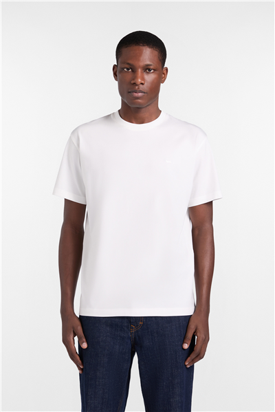Harmont Blaine T Shirt Relaxed Erkek Bisiklet Yaka T-Shirt Beyaz