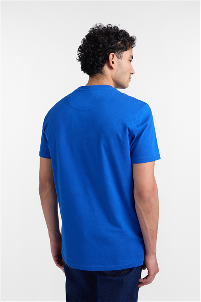 Harmont Blaine T Shirt Stampa Bassotto 3 Erkek Bisiklet Yaka T-Shirt Çok Renkli