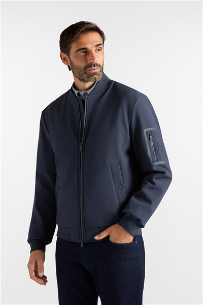 Harmont Blaine Varsity In Softshell Dopp Erkek Mont Lacivert