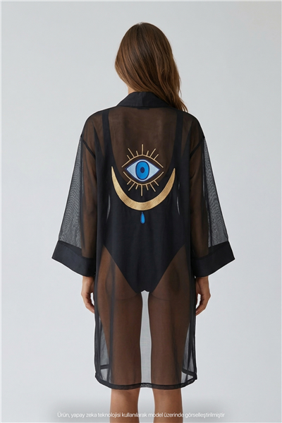 Harremsea Kadın Kimono Siyah