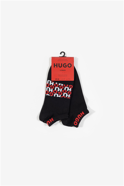 Hugo Logo Erkek 2li Çorap