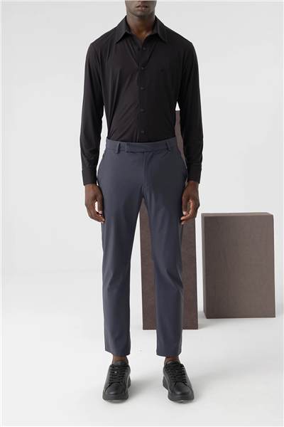 Isaora Comfy Technical Chino Regular Erkek Chino Pantolon Gri