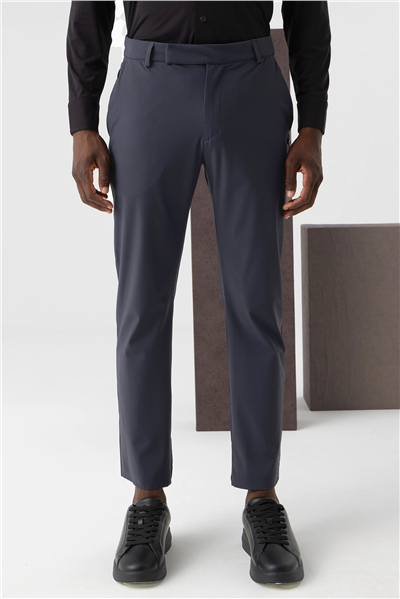Isaora Comfy Technical Chino Regular Erkek Chino Pantolon Gri