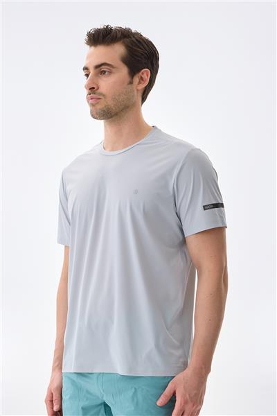 ISAORA Erkek Bisiklet Yaka T-Shirt