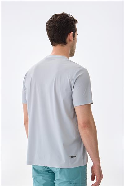 ISAORA Erkek Bisiklet Yaka T-Shirt