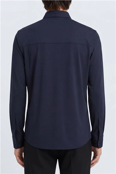 Isaora Extra Light Tech Shirt LS Regular Erkek Gömlek Lacivert