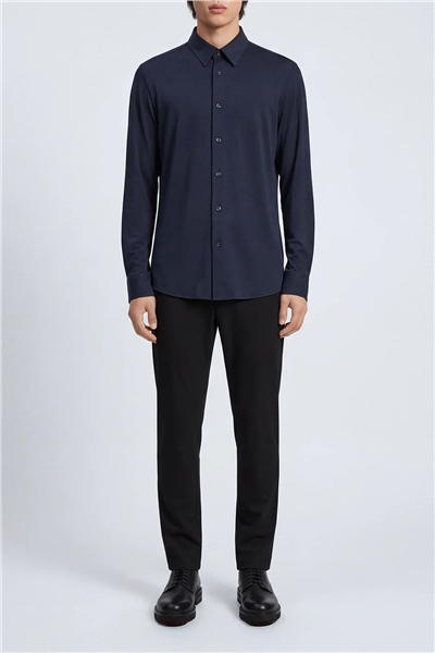 Isaora Extra Light Tech Shirt LS Regular Erkek Gömlek Lacivert