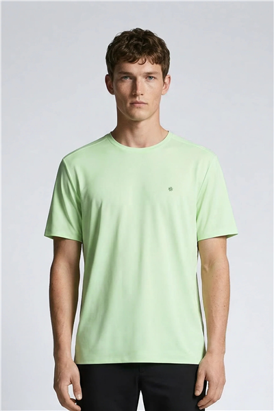 Isaora Extra Light Tech Tee Erkek Polo Yaka T-Shirt Mint Yeşili