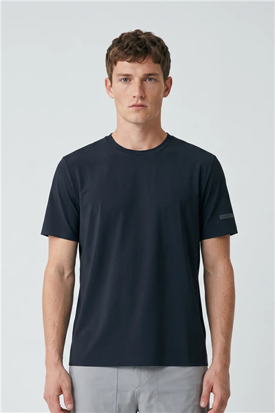 Isaora Super Crew Ss Erkek Bisiklet Yaka T-Shirt Siyah