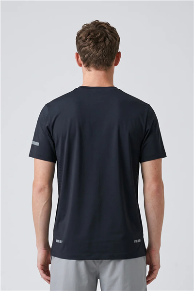 Isaora Super Crew Ss Erkek Bisiklet Yaka T-Shirt Siyah