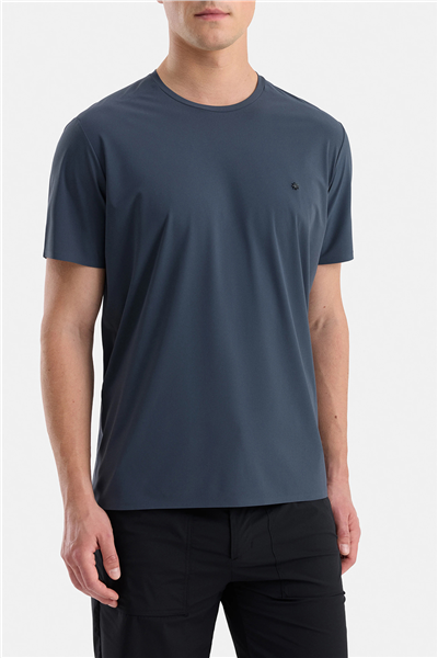 Isaora Super Crew Ss Erkek Bisiklet Yaka T-Shirt Gri