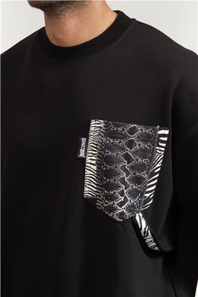 Just Cavalli Erkek Bisiklet Yaka Sweatshirt