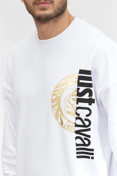 Just Cavalli Erkek Bisiklet Yaka Sweatshirt