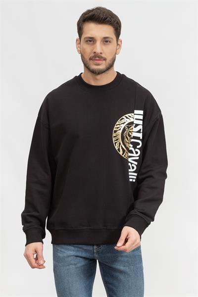 Just Cavalli Erkek Bisiklet Yaka Sweatshirt