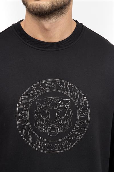 Just Cavalli Erkek Bisiklet Yaka Sweatshirt