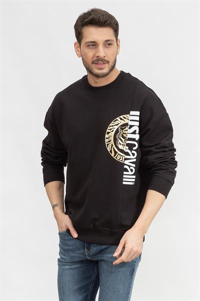 Just Cavalli Erkek Bisiklet Yaka Sweatshirt