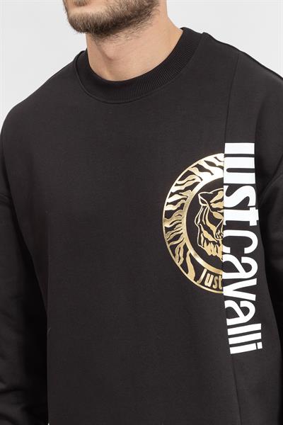 Just Cavalli Erkek Bisiklet Yaka Sweatshirt