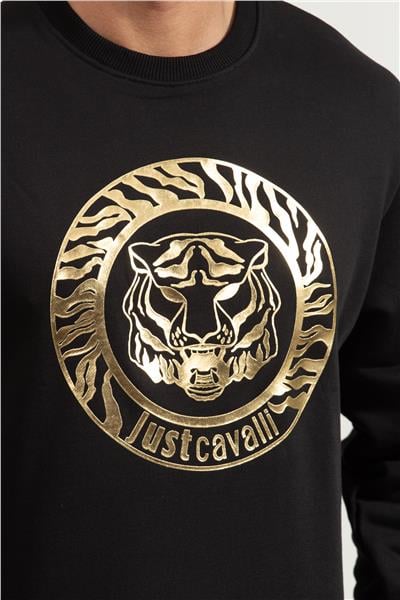 Just Cavalli Erkek Bisiklet Yaka Sweatshirt